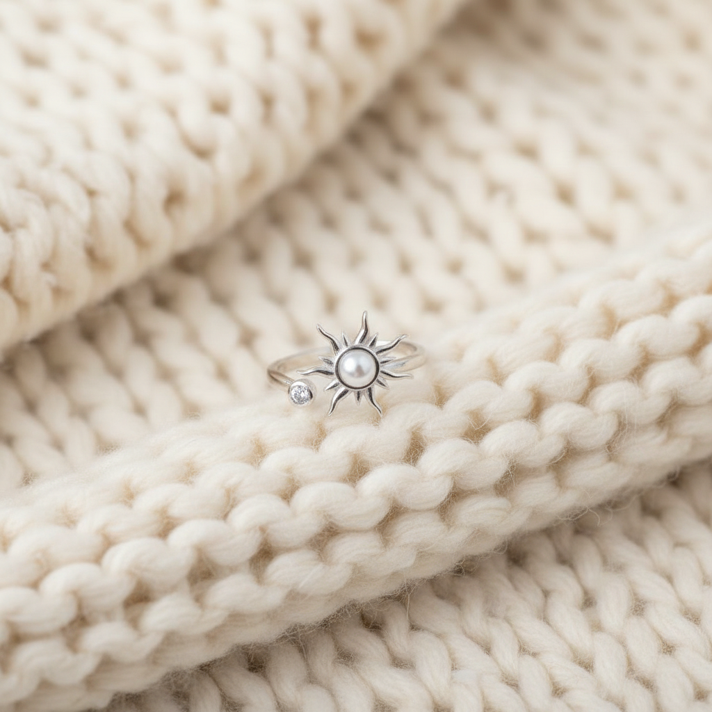 Pierścionek Antystresowy „Słońce”