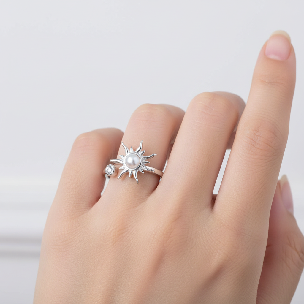 Pierścionek Antystresowy „Słońce”