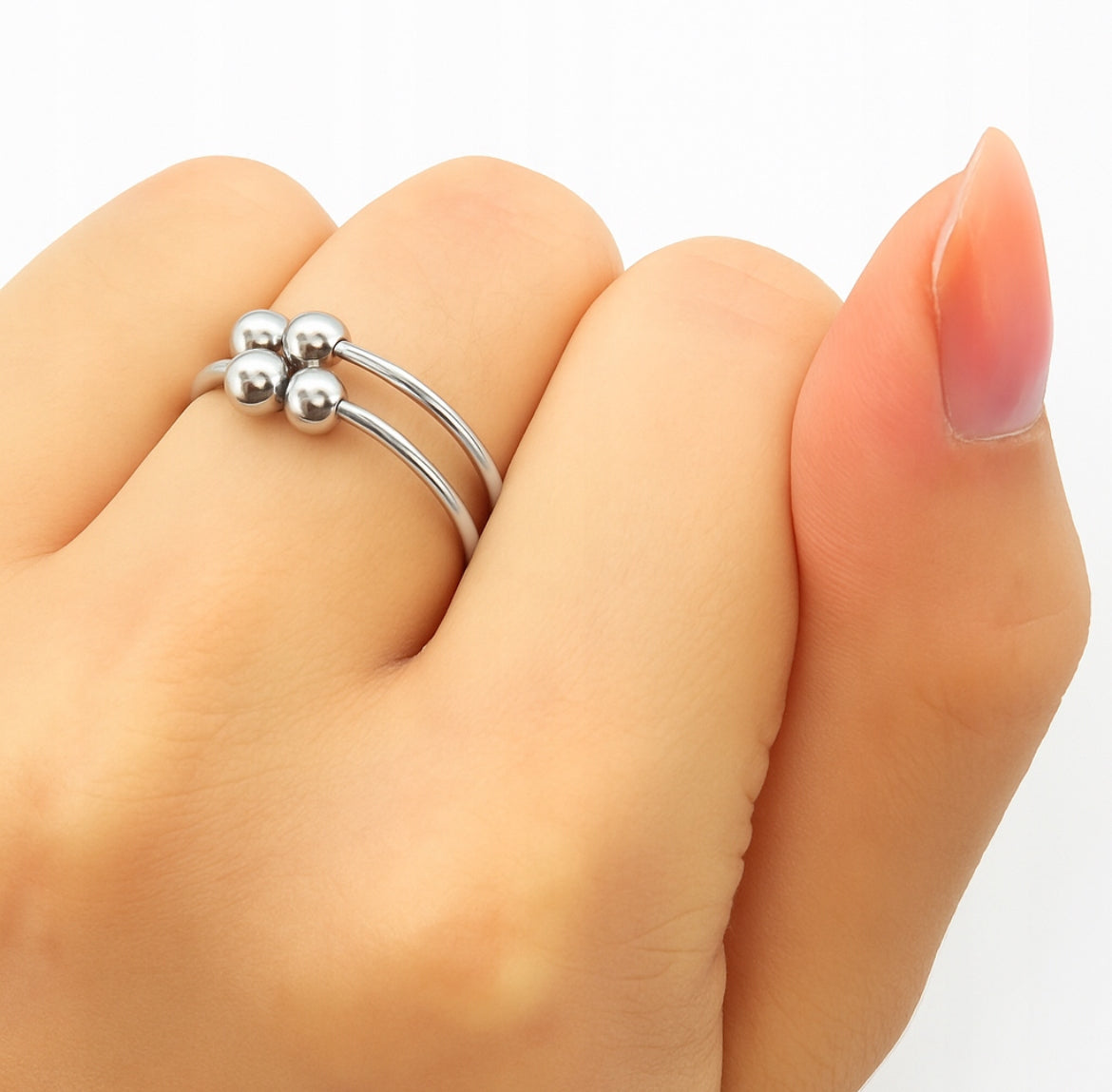 Pierścionek Antystresowy „Kuleczki”