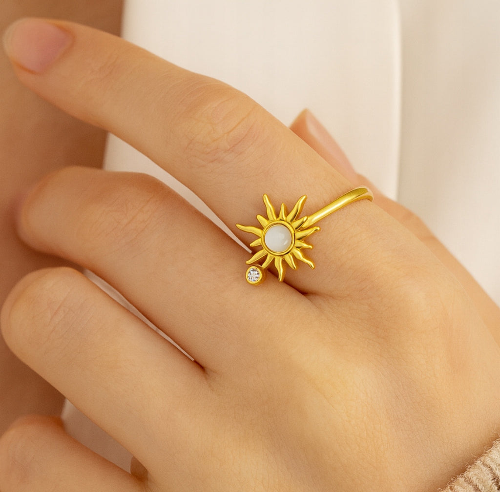 Pierścionek Antystresowy „Słońce”
