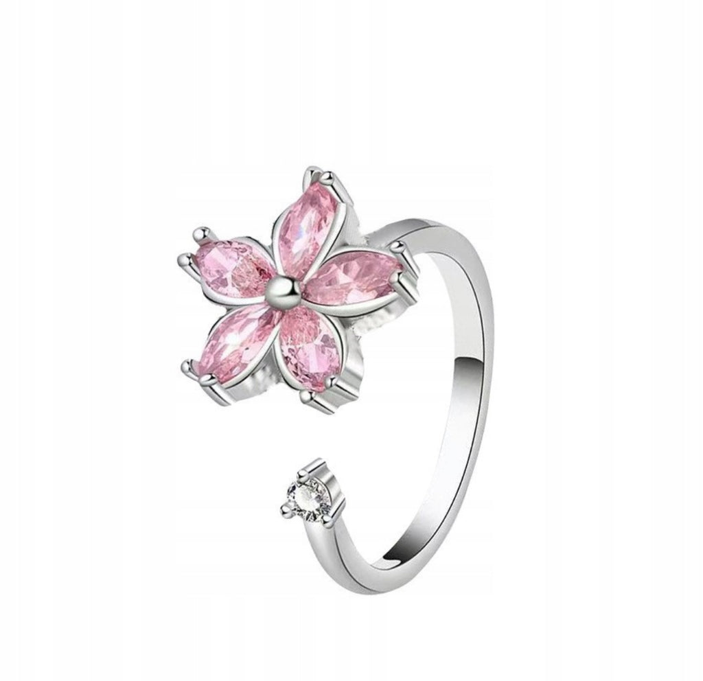 Pierścionek Antystresowy „Kwiat Wiśni”