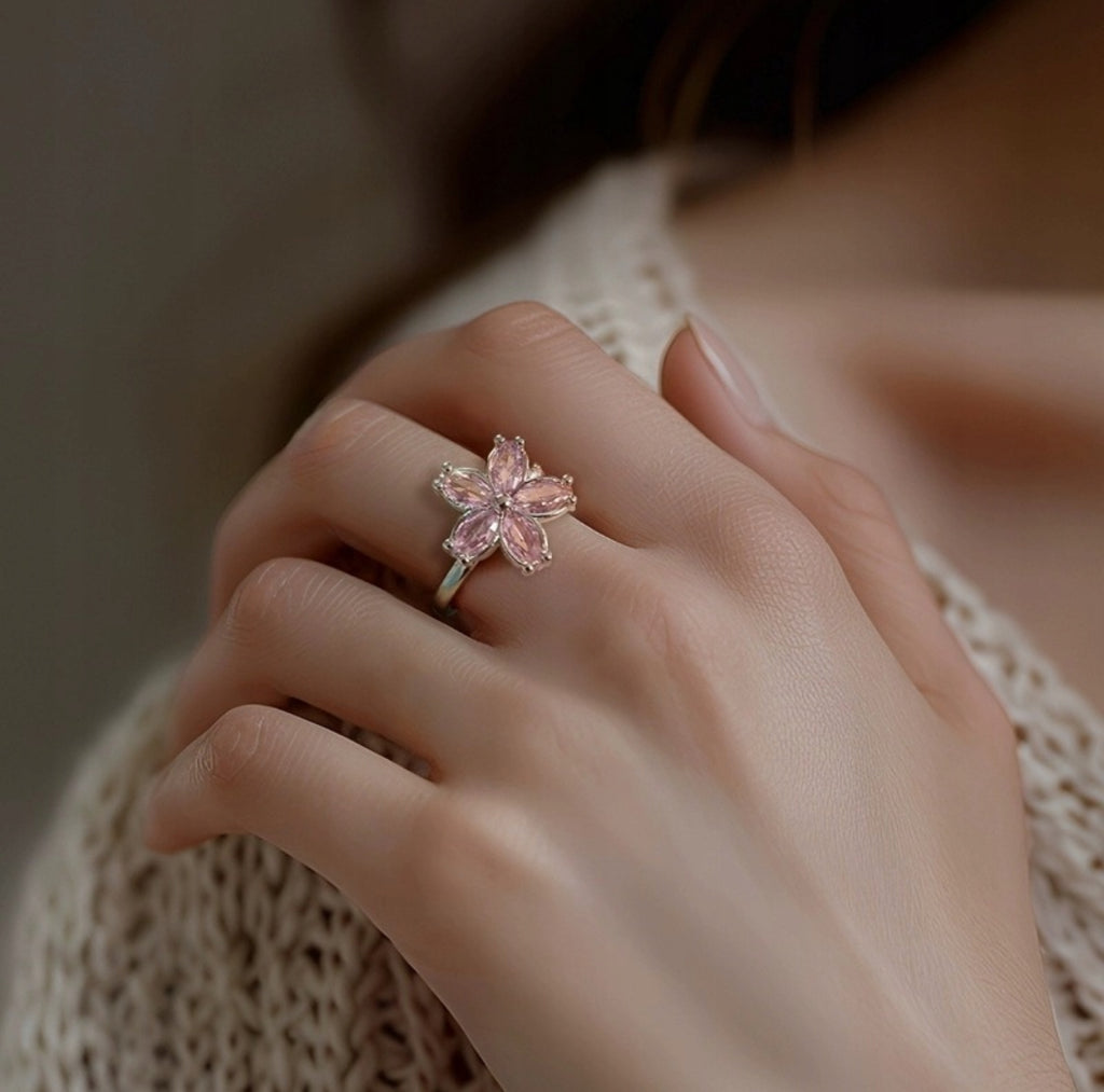 Pierścionek Antystresowy „Kwiat Wiśni”