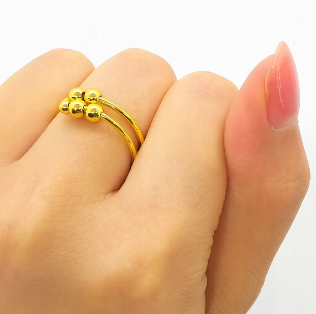 Pierścionek Antystresowy „Kuleczki”